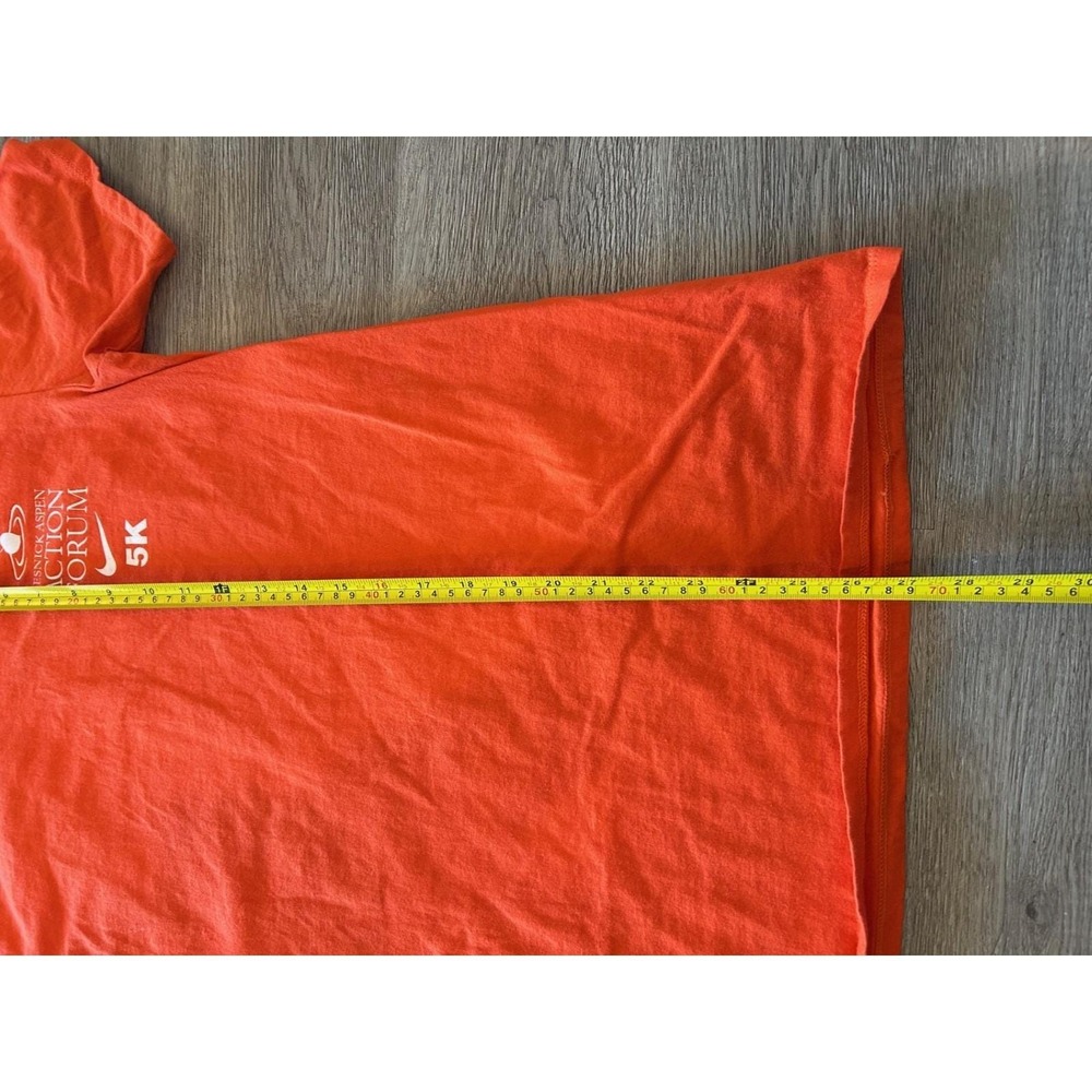 Nike Mens T-Shirt Medium Athletic Cut Resnick Aspen Action Forum 5K - Picture 7 of 7